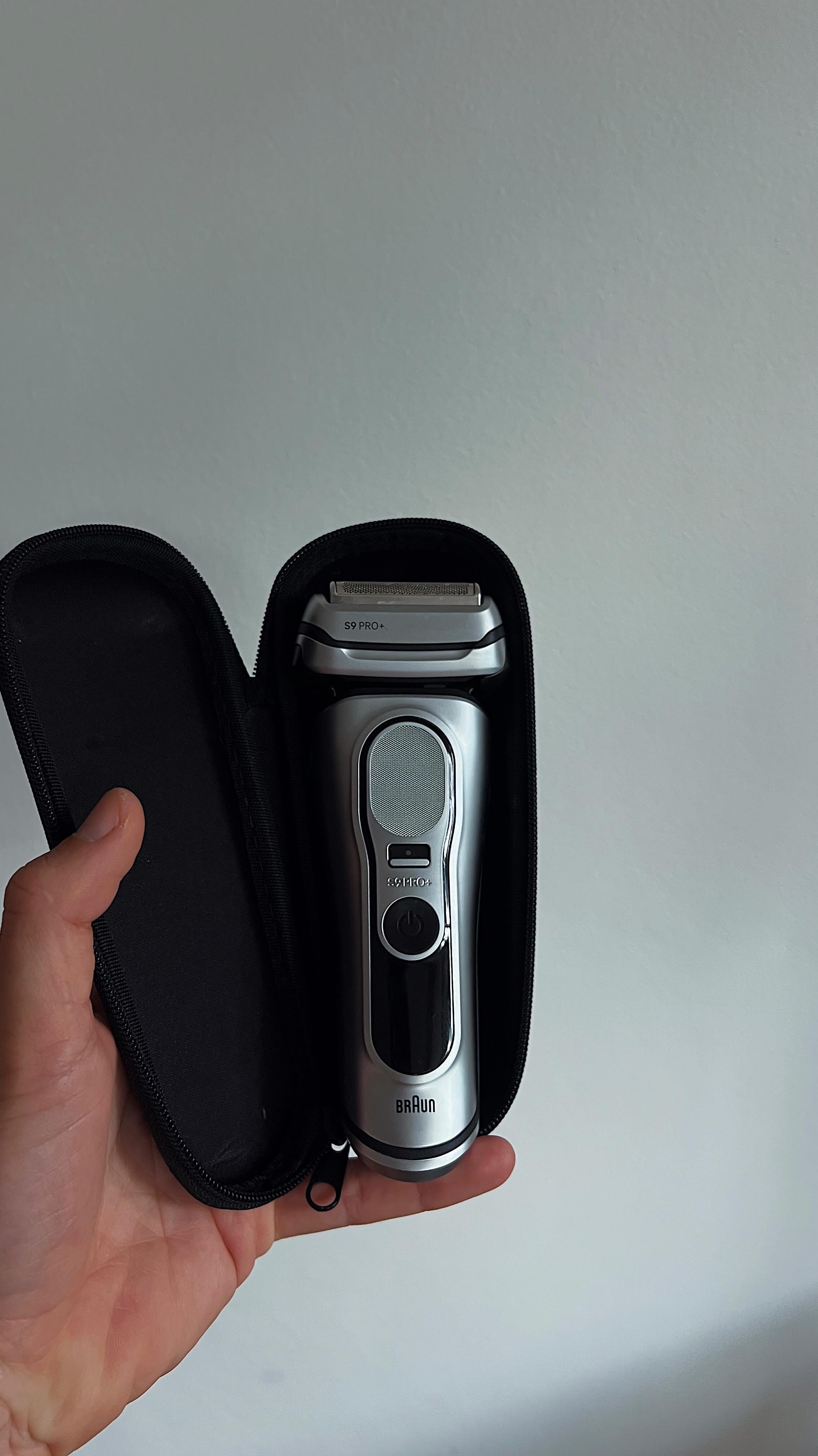 Instagram post by @joshuapaine for Braun. Caption reads: Sensitive skin + shaving multiple times a week =....