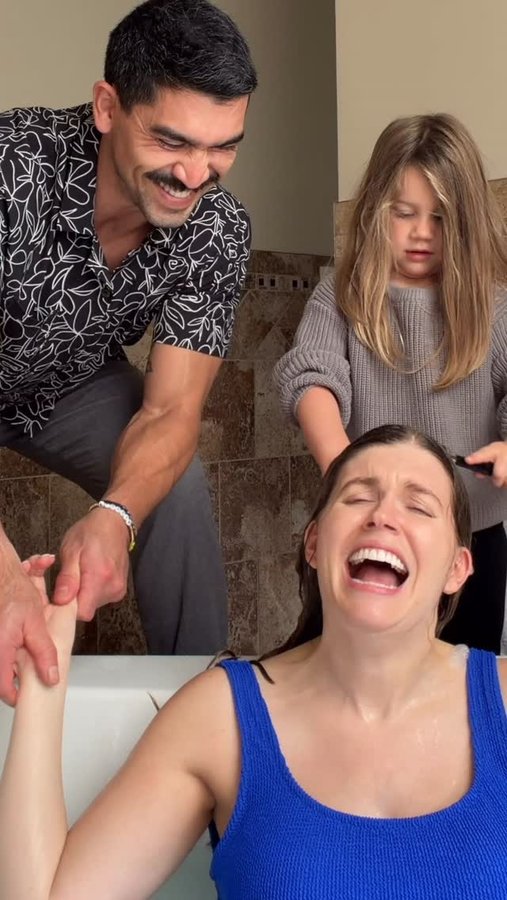 Instagram post by @hannahwiththelipstick for Raw Sugar Living. Caption reads: That scalp massage was 10/10 😅 I’ve been looking....