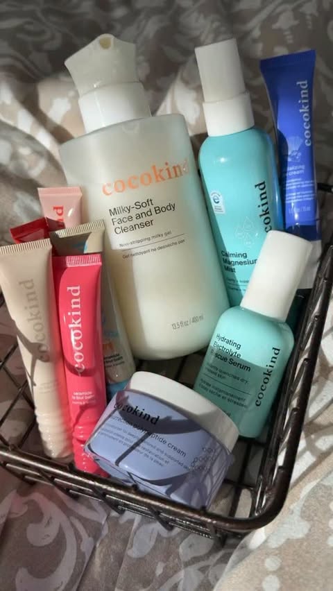 Instagram post by @pixelhearts for cocokind. Caption reads: [...] I received a restock of some of my @cocokind....
