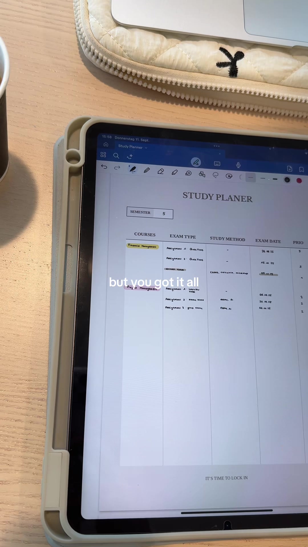 TikTok post by @eemlyy for In Print We Trust. Caption reads: BELIEVE IT !! #studytok #study #studymotivaton....