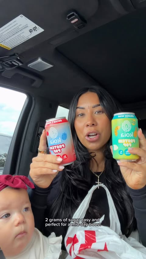 Instagram post by @lincolnsmamaaa for Koia. Caption reads: Secured the sold out @drinkkoia protein pops at my....