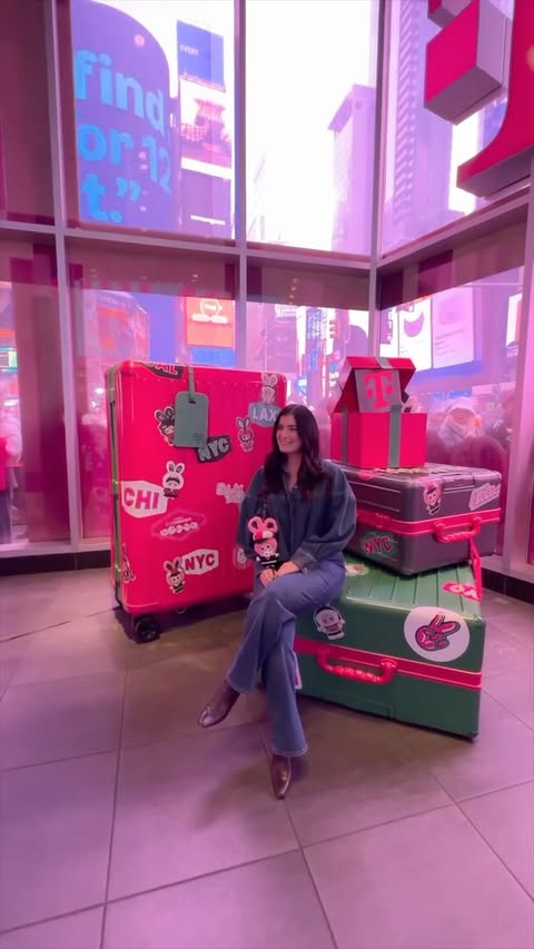 Instagram post by @katybellotte for T-Mobile. Caption reads: The @TMobile No Filter Series is the cutest ever!!....