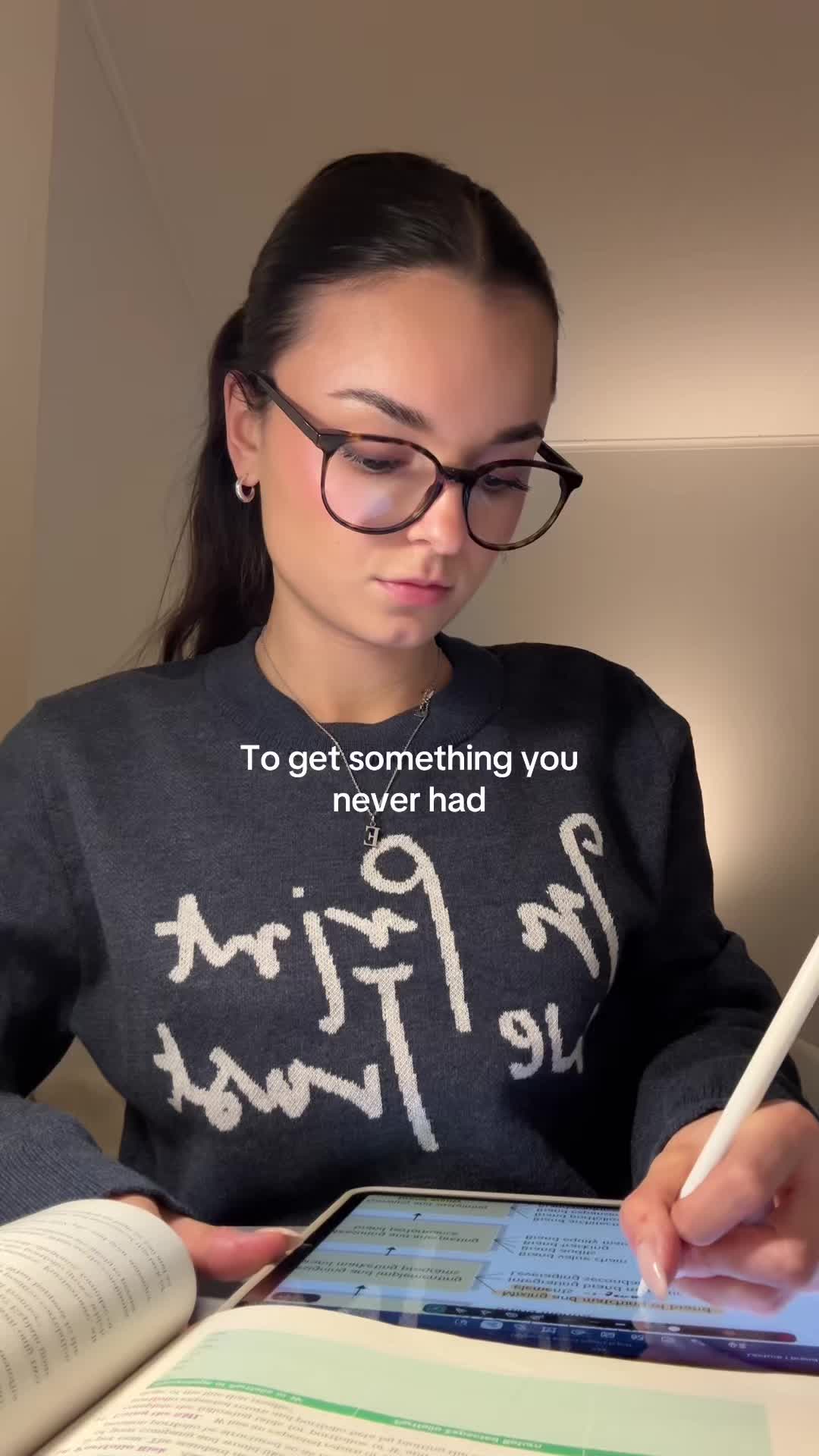 TikTok post by @eemlyy for In Print We Trust. Caption reads: [...] Printed shirts and notebook from @In Print....