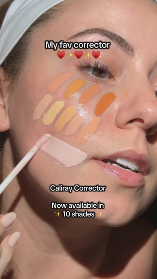 Instagram post by @roseandben for Caliray. Caption reads: AD✨ @caliray beauty now has ✨ 10 shades ✨ of their....