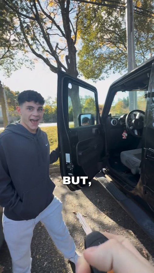 Instagram post by @timmy_spagnolo for Jeep. Caption reads: @jeep you should add this feature I fear it would....