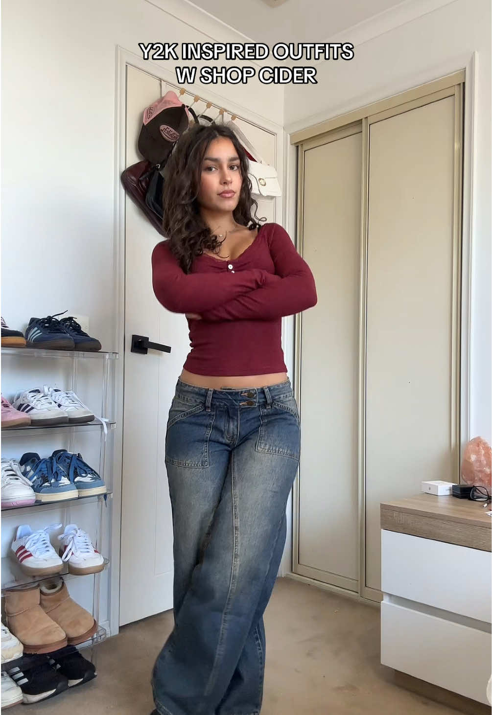 TikTok post by @nataliesmirnakos for Cider. Caption reads: Up to 70% OFF SITEWIDE! @Cider #shopcider....