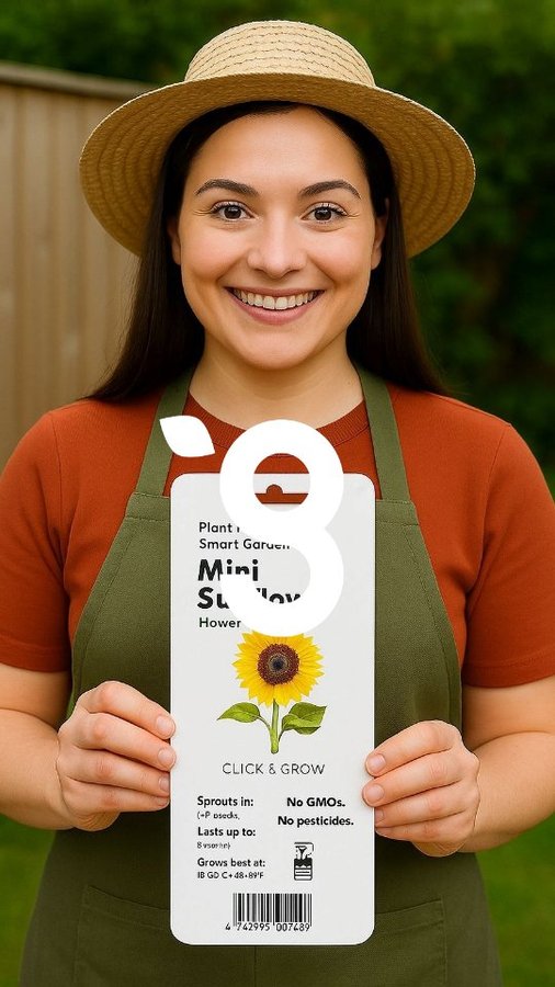 Instagram post by @simplysweethome__ for Click and Grow. Caption reads: AD | 🌻 🌻 🌻 I’ve been trying out the 𝗖𝗹𝗶𝗰𝗸....