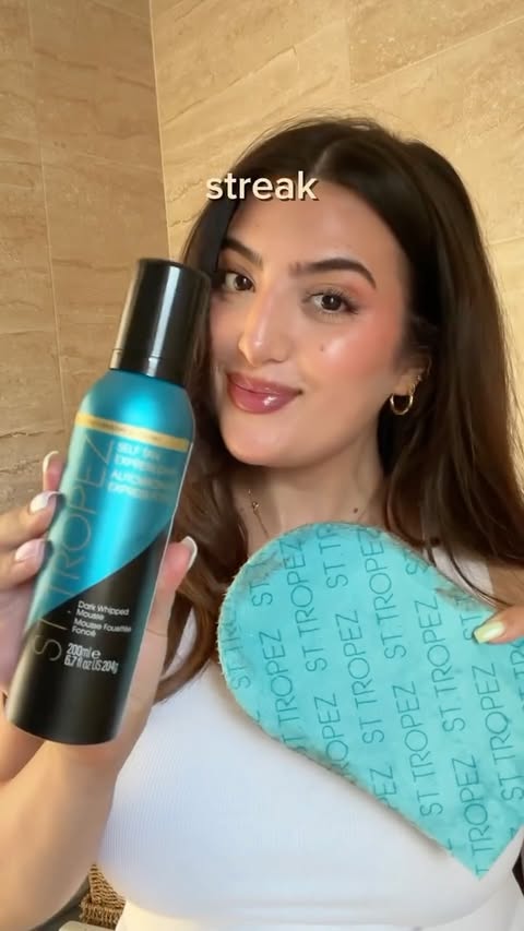 Instagram post by @beautybynori for St.Tropez. Caption reads: [...] a low maintenance week using the new....