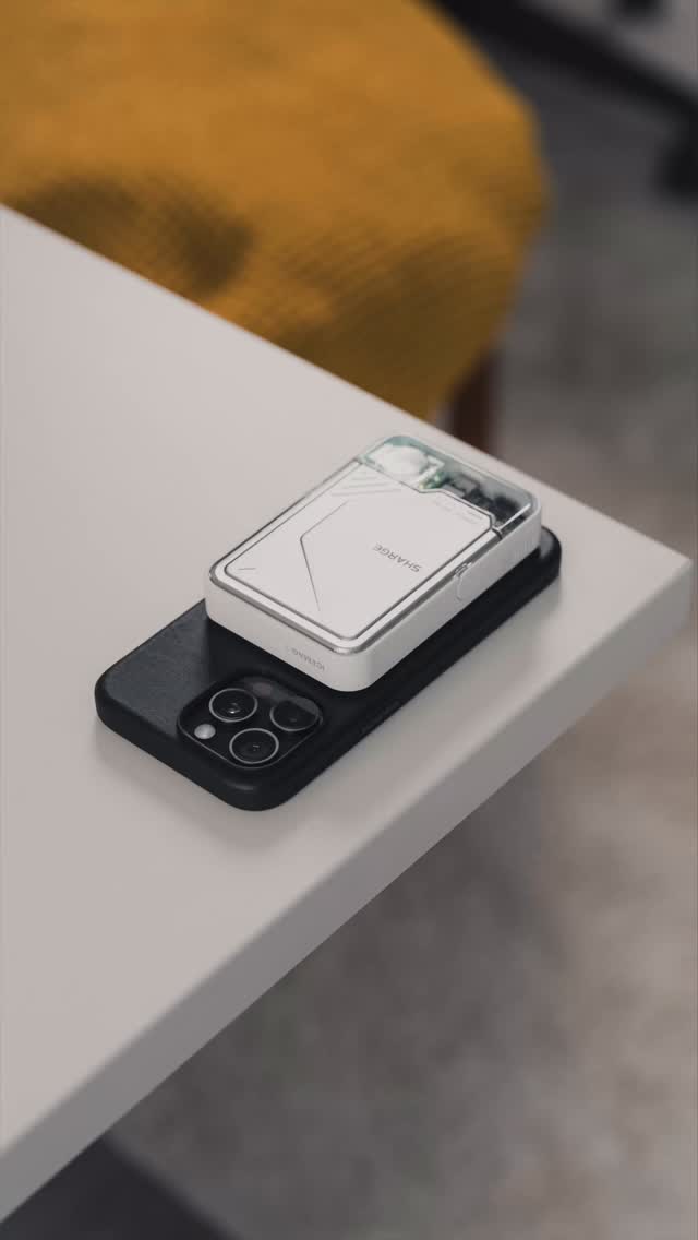 Instagram post by @teo.aesth for SHARGE. Caption reads: The new @sharge_official ICEMAG 2 🧊 Active....