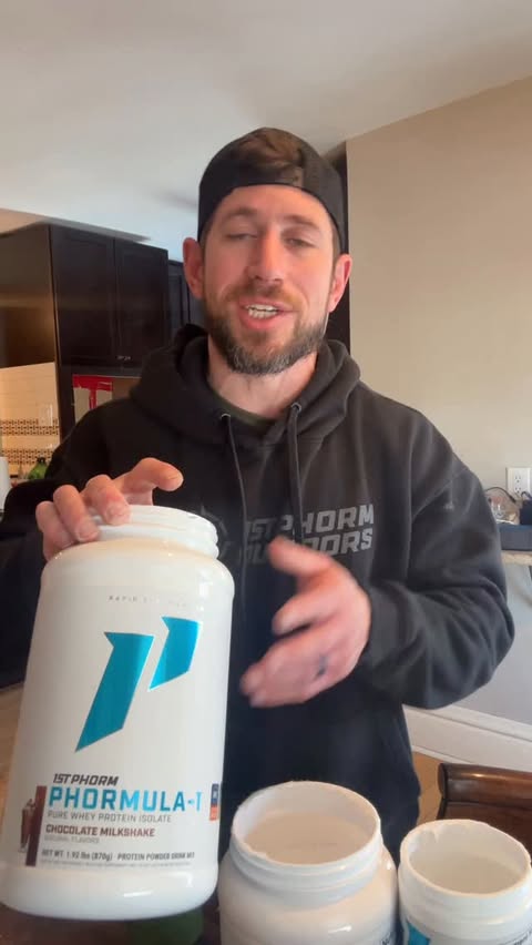 Instagram post by @dan_bailey9 for 1st Phorm. Caption reads: [...] don’t recover well. That’s where my....