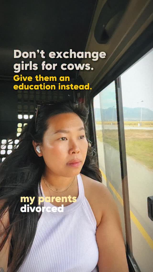 Instagram post by @dejashu for Intrepid Travel. Caption reads: ad Don’t exchange girls for cows. Give them....