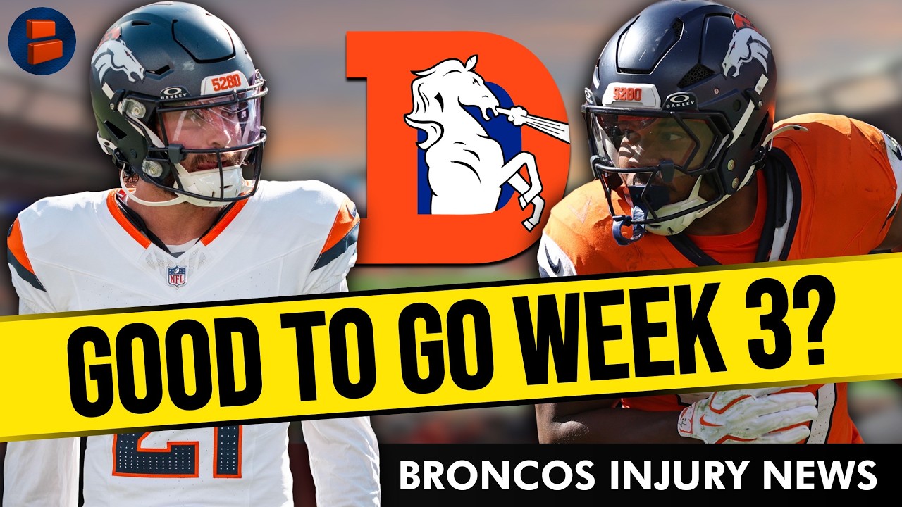 YouTube post by @BroncosTV for PrizePicks. Caption reads: [...] Broncos YouTube video! Sign up for....