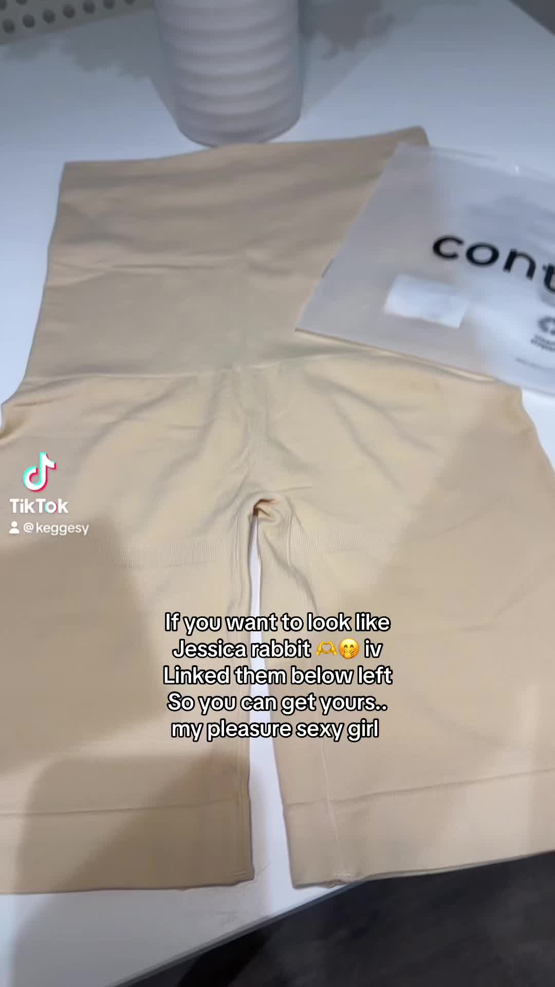 TikTok post by @keggesy for Conturve. Caption reads: [...] can get yours.. my pleasure sexy girl....