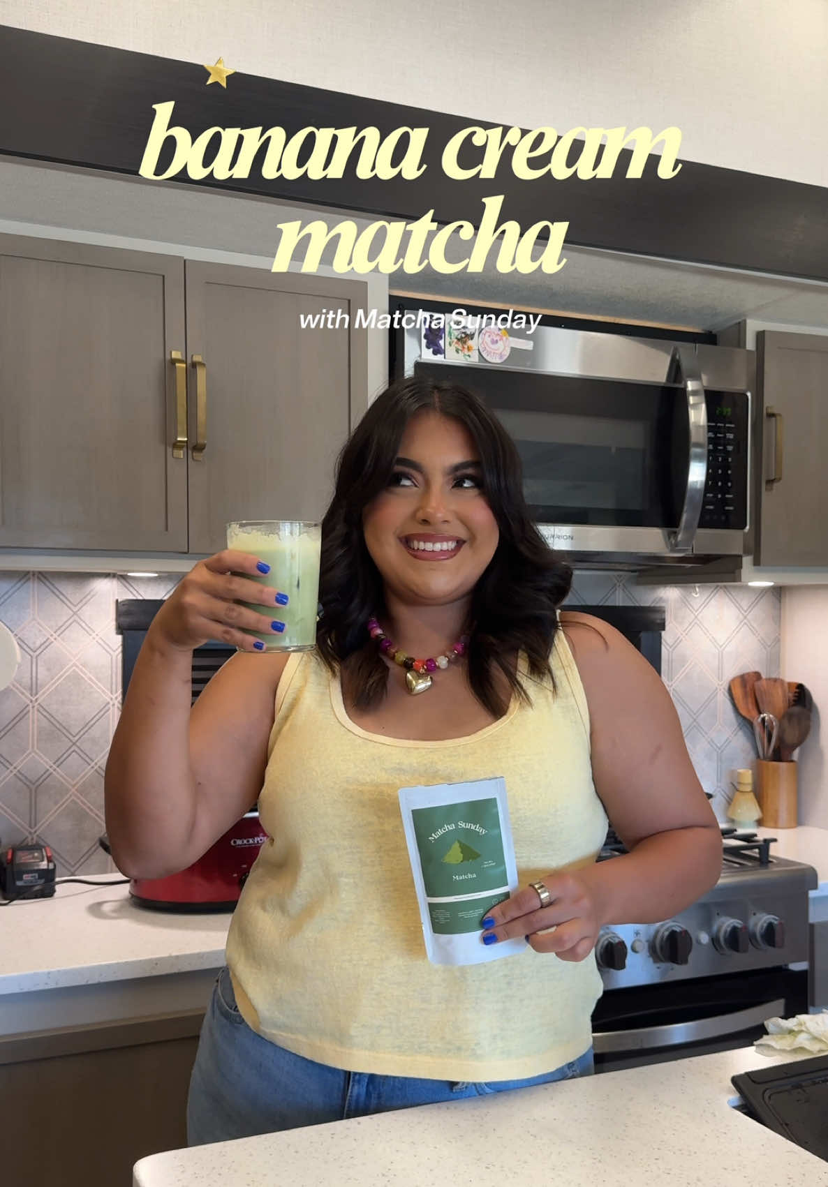 TikTok post by @clarissadeziray for Matcha Sunday. Caption reads: [...] please give me all the tips 🥹 @Matcha....