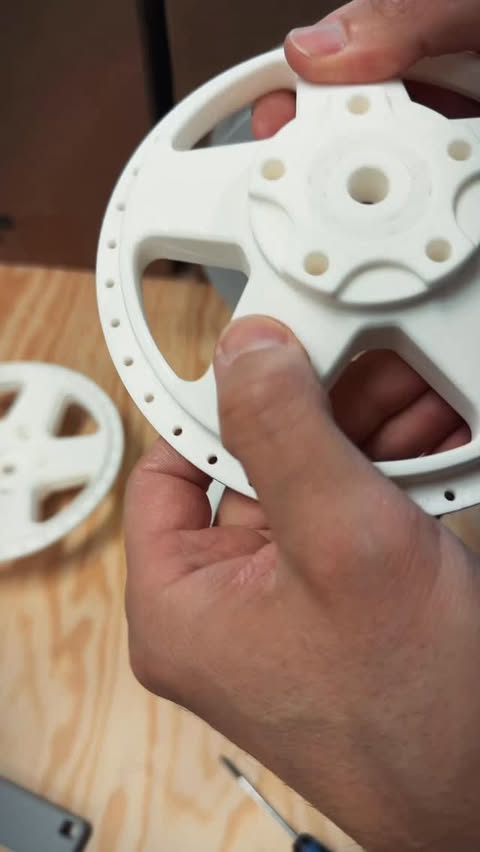 Instagram post by @3dworkbench for Bambu Lab. Caption reads: [...] using PLA support? Printer....