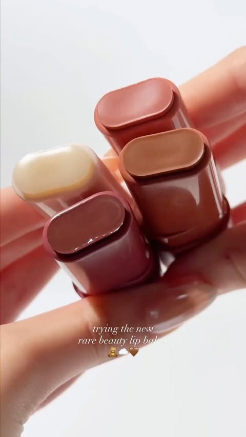 Instagram post by @sav.aesthetics_ for Rare Beauty. Caption reads: I’m afraid @rarebeauty just doesn’t miss 😍 trying....