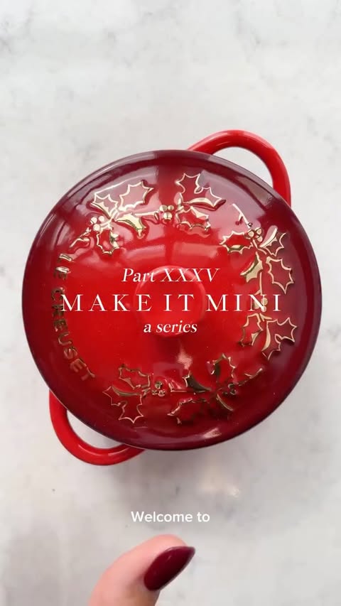 Instagram post by @bon__abbetit for Le Creuset. Caption reads: Comment “POTATO” to get this recipe sent to your....