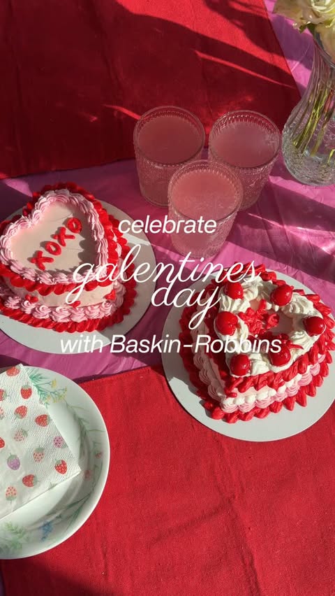 Instagram post by @heilialexa for Baskin-Robbins. Caption reads: @baskinrobbinscanada is making Galentine’s Day....