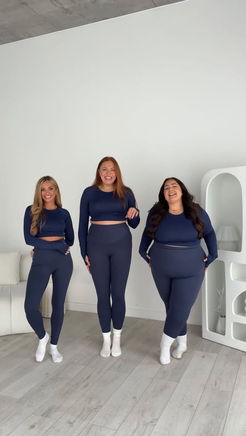 Instagram post by @shannon.futcher for Halara. Caption reads: On the website vs on three sizes with @halara_uk....