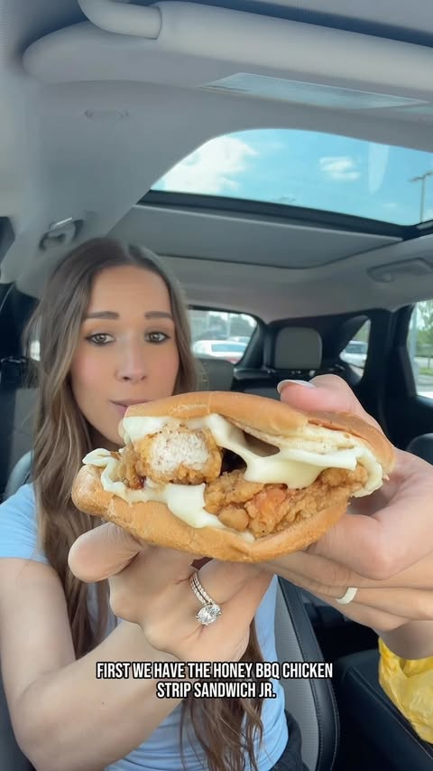 Instagram post by @em.inthe.city for Whataburger. Caption reads: Craving some @whataburger ? Try their limited-time....