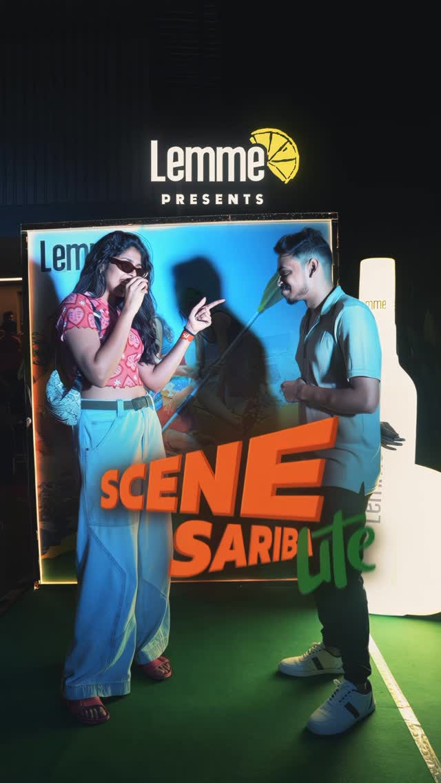 Instagram post by @aka_nepo for Lemme. Caption reads: @lemmeindia presents #scenesariba 
This was a....