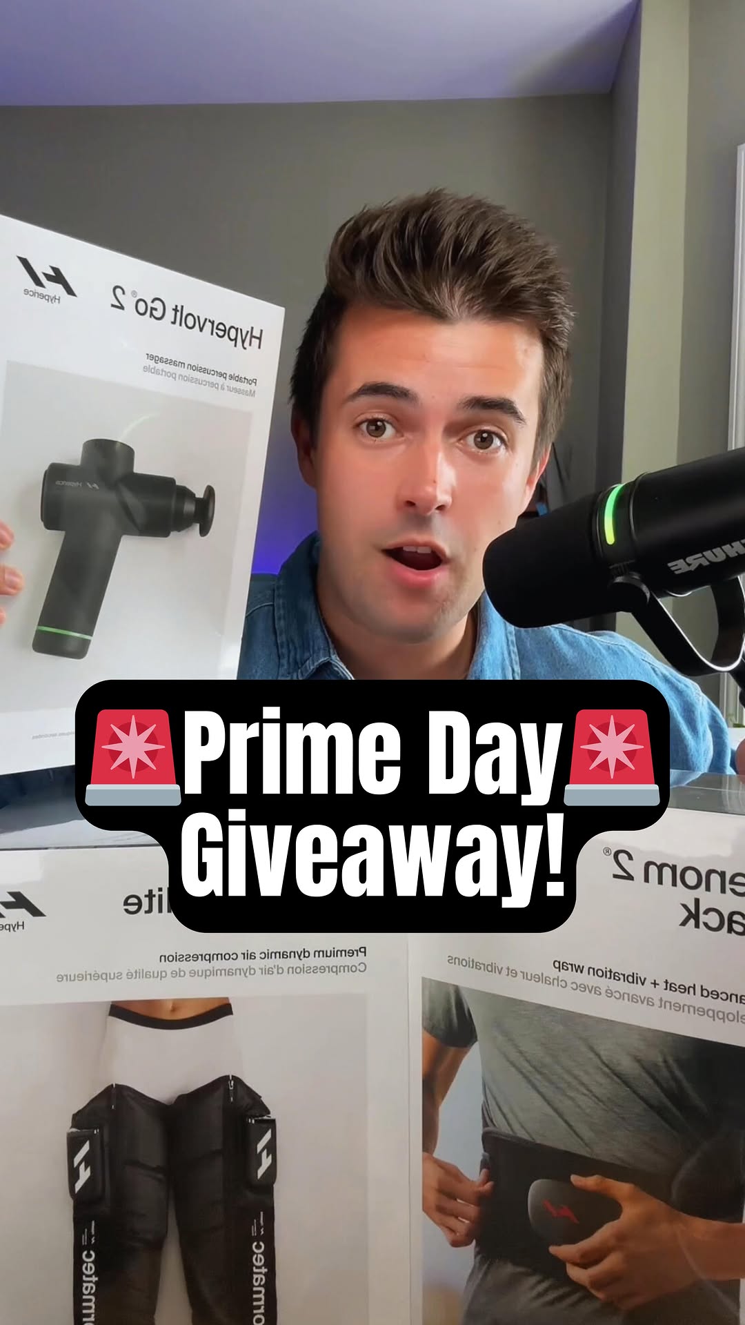 Instagram post by @brainybargains for Hyperice. Caption reads: Amazon Prime Day Giveaway!

I’ve partnered with....