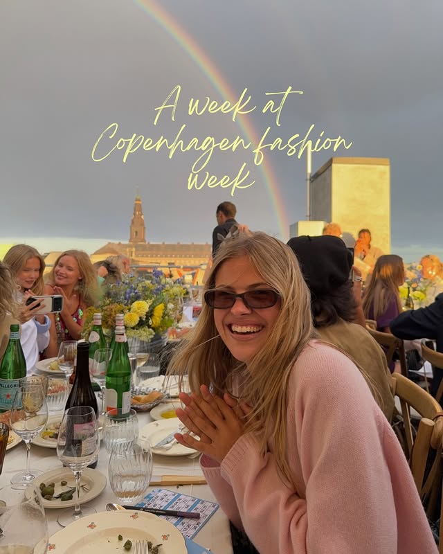 Instagram post by @emmstell for Vagabond Shoemakers. Caption reads: My Copenhagen fashion week in pictures🥹💌....