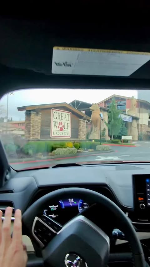 Instagram post by @rainesinthepnw for Great Wolf Lodge. Caption reads: There’s just something about a Great Wolf Lodge....