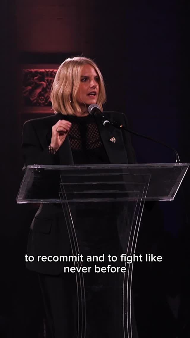 Instagram post by @sarahkateellis for GLAAD. Caption reads: Forty years ago, in 1985, seven hundred people....