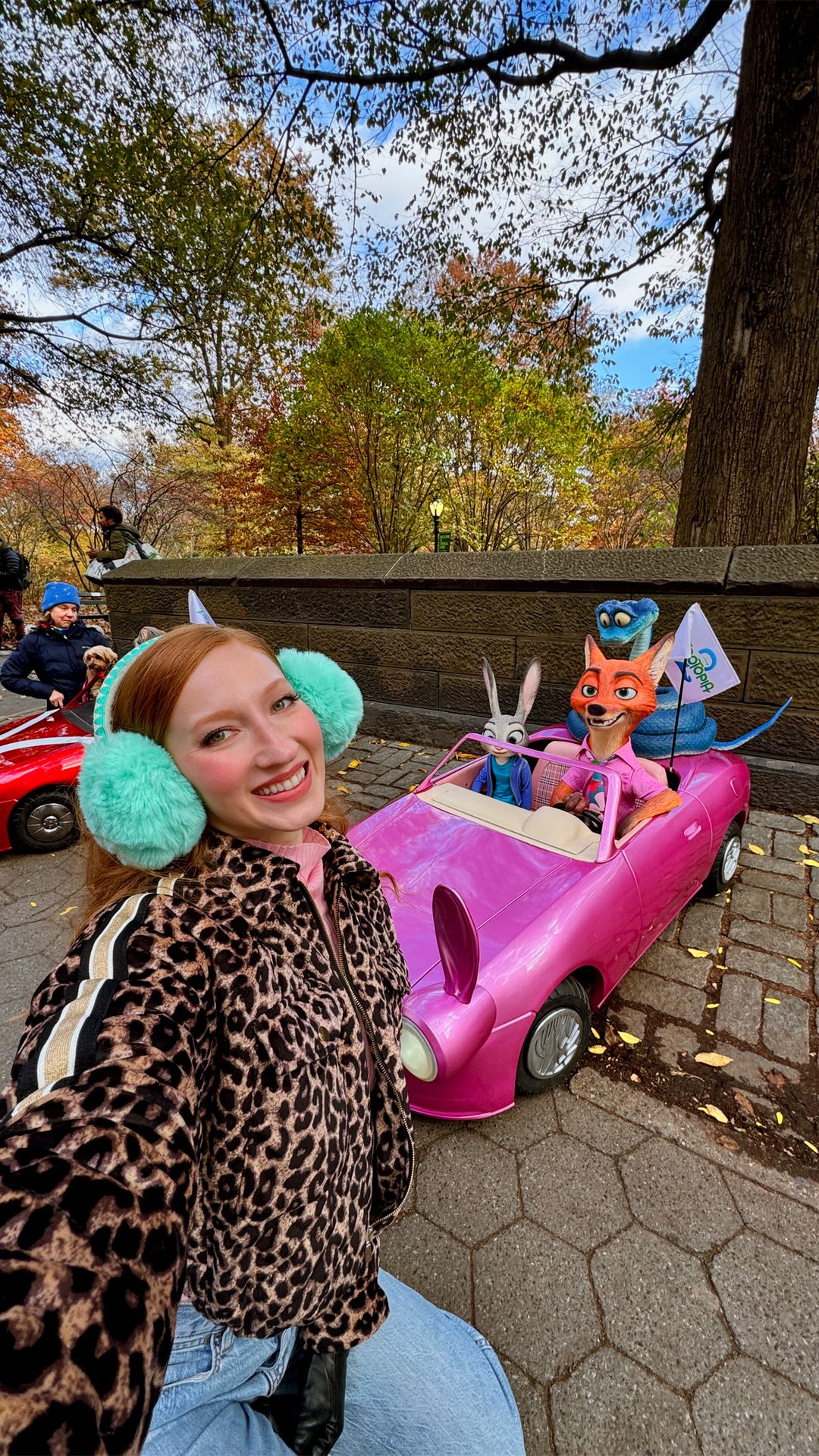 Instagram post by @melissabecraft for Disney Animation. Caption reads: A New York moment… catching Judy, Nick, Flash, and....