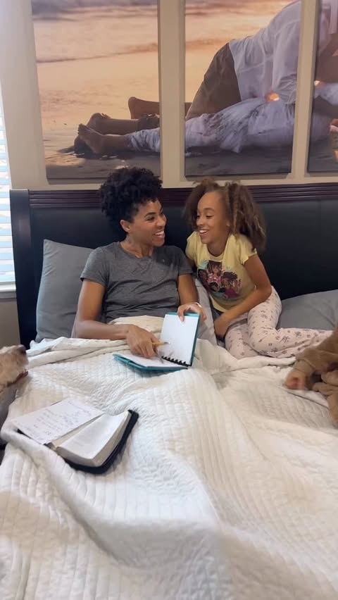 Instagram post by @chanteamcintyre for tonies. Caption reads: If you are a mom of an early riser you understand....