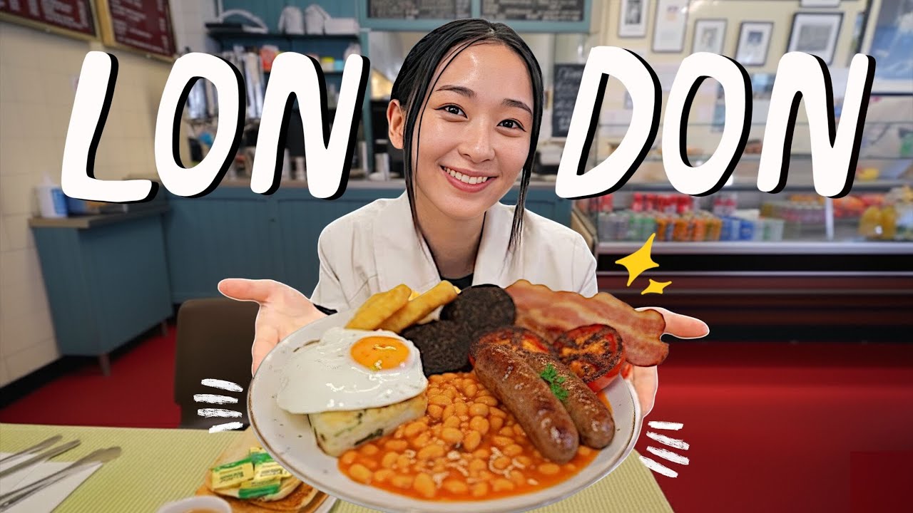 YouTube post by @Doobydobap for Airalo. Caption reads: 100hrs Eating My Way Through LONDON | The Ultimate....