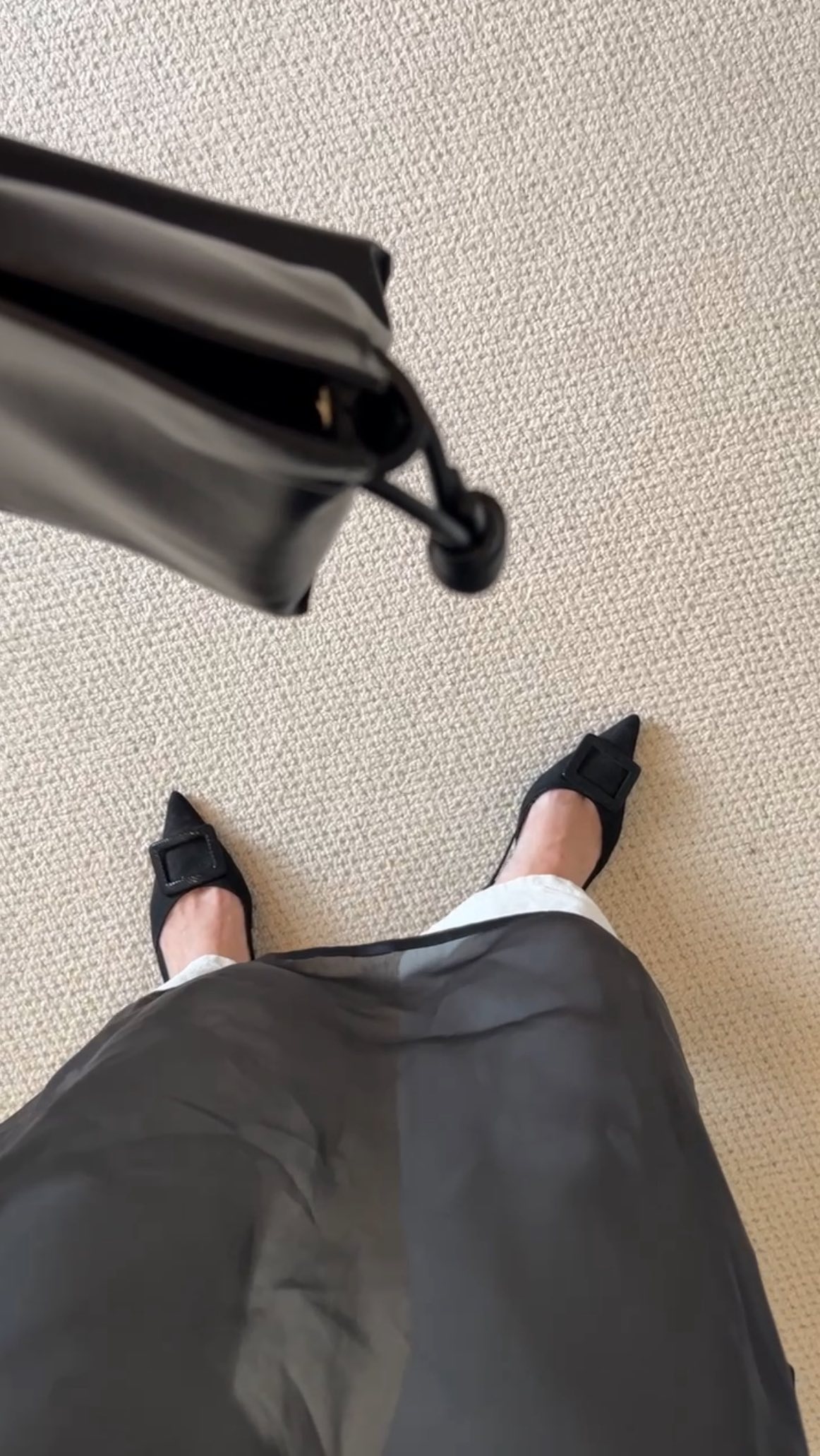 Instagram post by @saffydixon for RISE & FALL. Caption reads: Recreate this @pinterestuk outfit with me, how did....