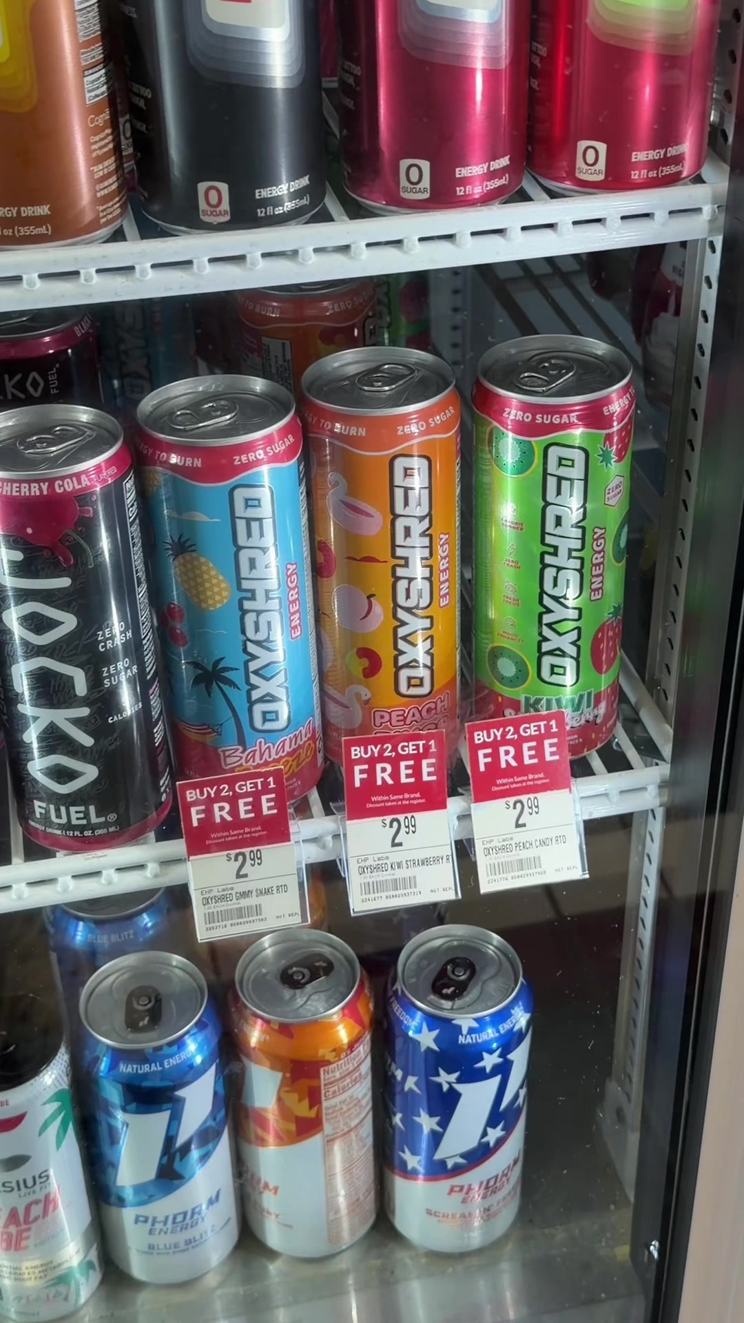 TikTok post by @ashlleyyfit for EHPlabs. Caption reads: @ehplabs @The Vitamin Shoppe ITS A BUY 2 get 1....