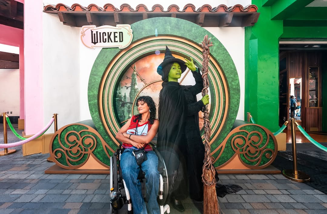 Instagram post by @marissa_edob for Universal Studios Hollywood. Caption reads: Thank you for the most thrillifying day....