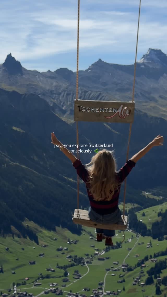 Instagram post by @girlinbasel for Switzerland Tourism. Caption reads: Experiencing the best of Switzerland in a....