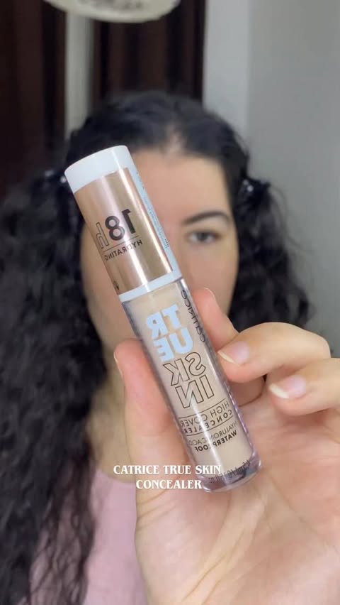 Instagram post by @rbaikhaoula for Catrice Cosmetics. Caption reads: Catrice True Skin Concealer Review....
