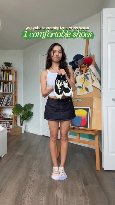 Instagram post by @itsdressjess for Vans. Caption reads: [...] festivals this summer… i gotchu. thank u....