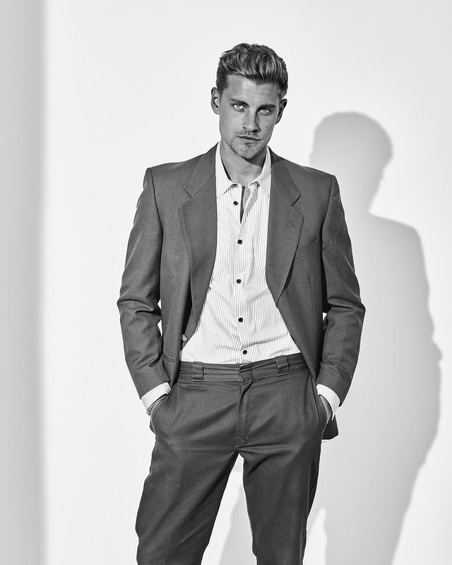 Instagram post by @knightonface for Select Model Paris. Caption reads: He’s still in there somewhere 👀.