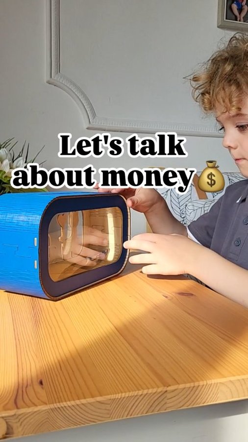 Instagram post by @the_baldwinbrothers for Bounty. Caption reads: Teaching children about money and their value is....
