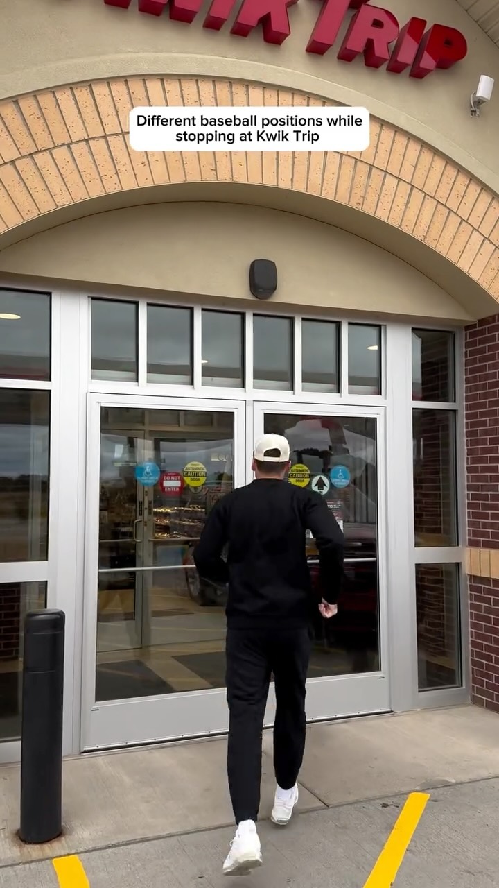 Instagram post by @ryanellingson8 for Kwik Trip. Caption reads: Every position acts differently in a @kwiktrip....