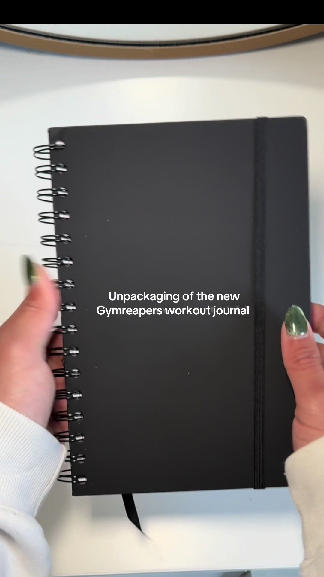 TikTok post by @franeved for Gymreapers. Caption reads: Just in time for the new years!! @Gymreapers....