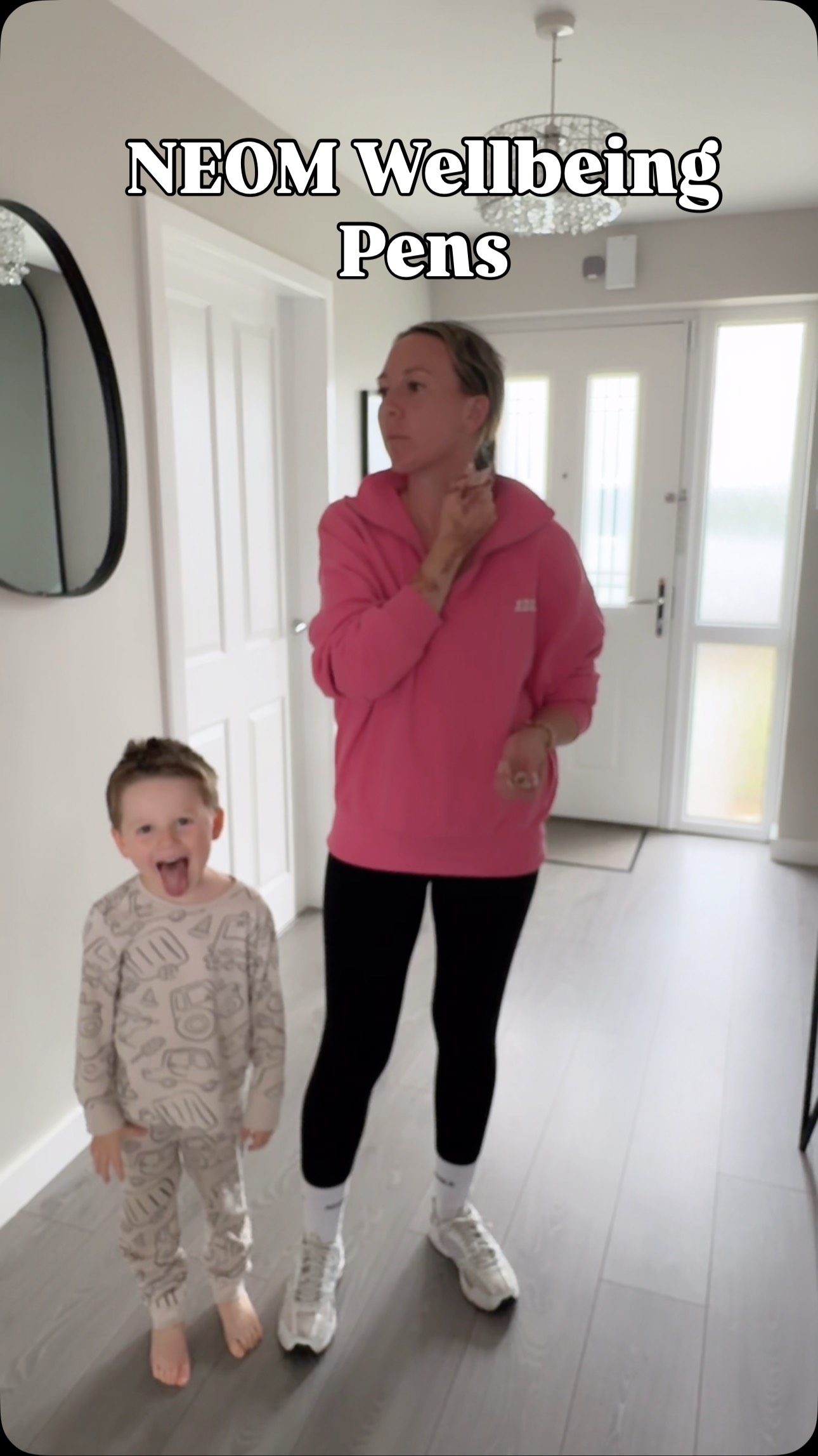 Instagram post by @thescottishmummy for Neom Wellbeing. Caption reads: I had every intention of making this video super....