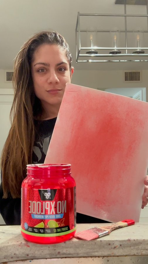 Instagram post by @itsarielkhadr for BSN. Caption reads: Got a little carried away with creativity after....