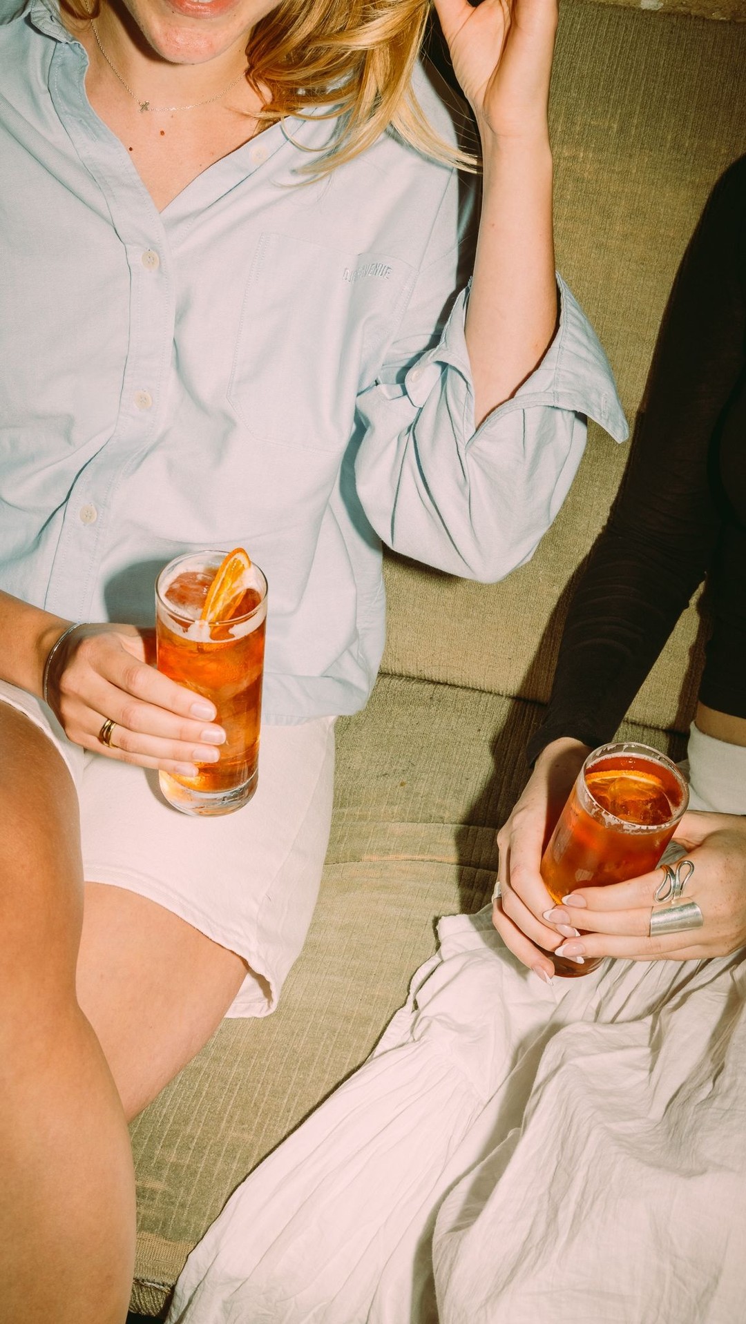 Instagram post by @ceeceeberlin for Schweppes. Caption reads: Aperitif meets nightlife at Krass Böser Wolf....