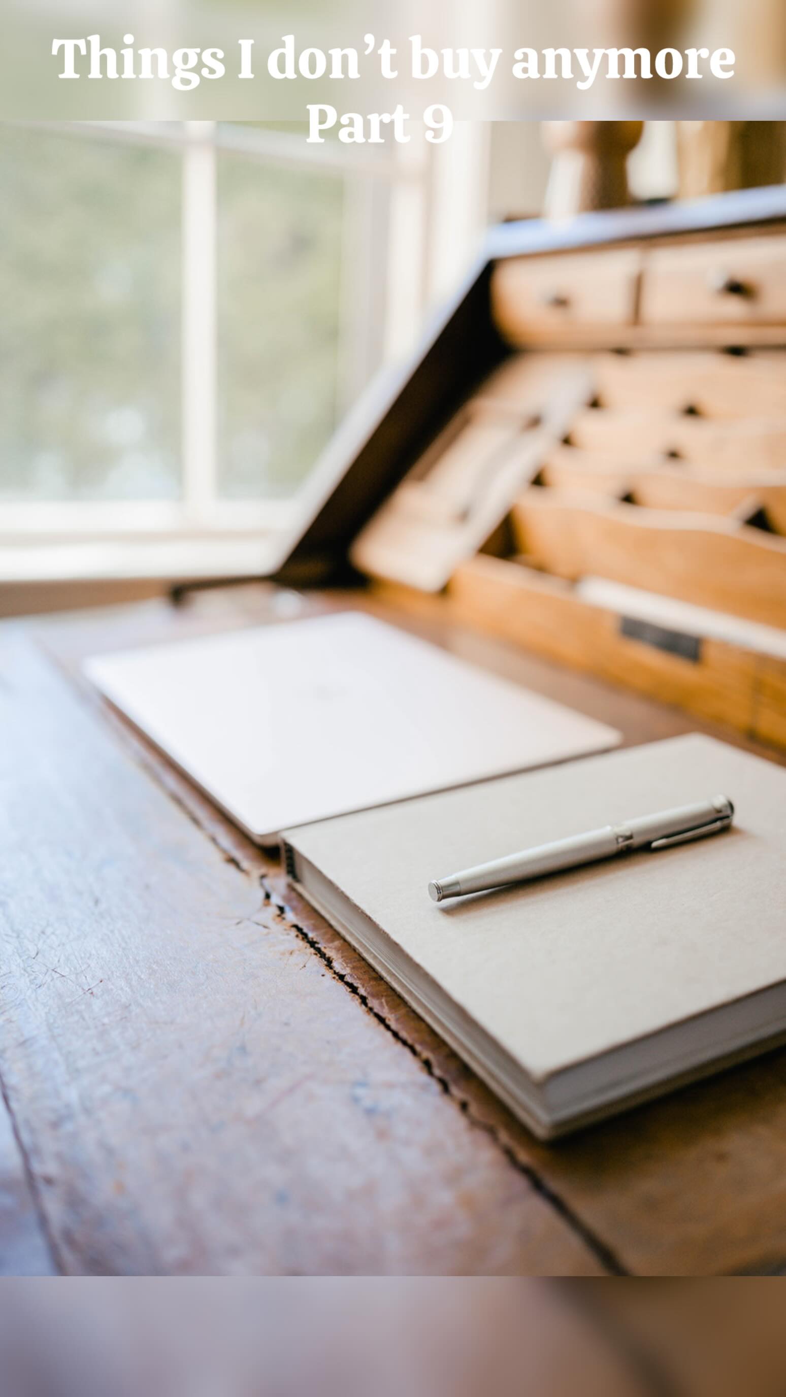 Instagram post by @going.zero.waste for Pela Case. Caption reads: Want the full list of 50 Things I Don’t Buy....