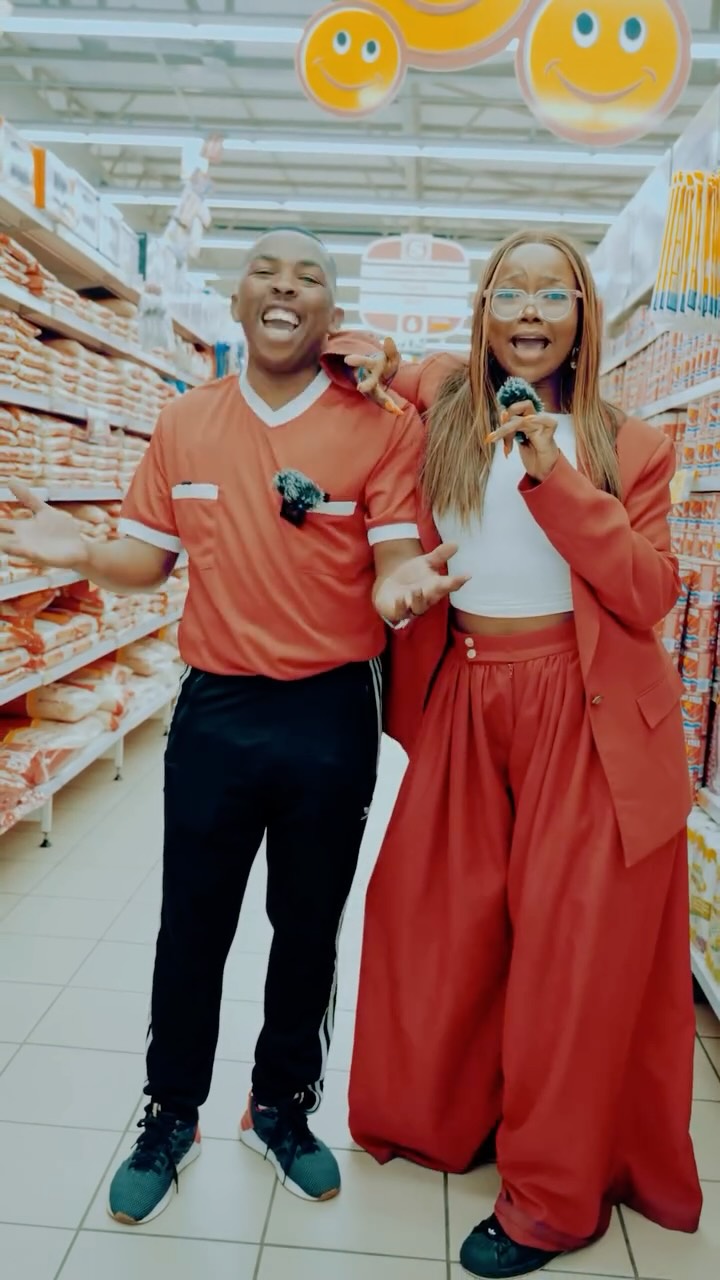 Instagram post by @melodymiyavibe for Shoprite SA. Caption reads: @zanelepotelwa x @melodymiyavibe = your dream deal....