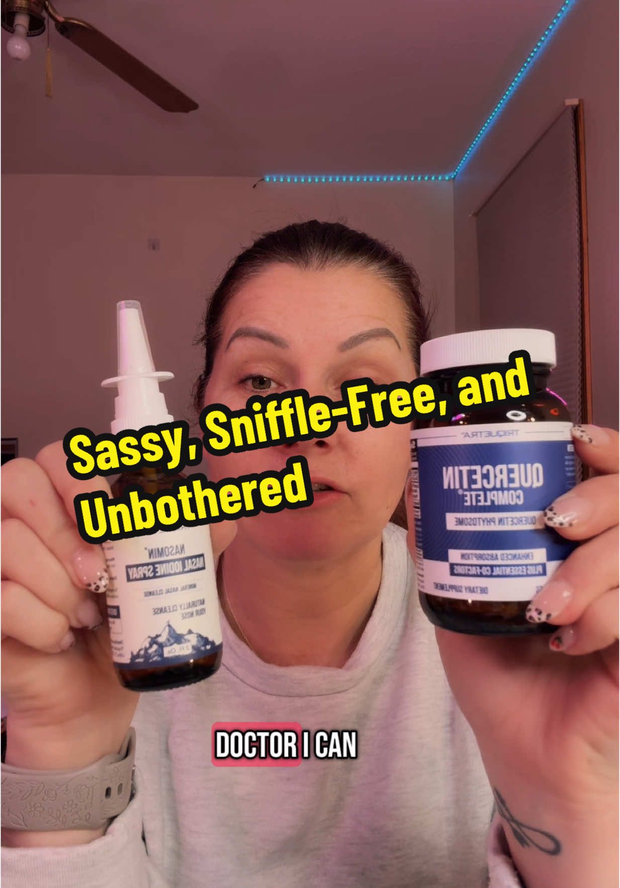 TikTok post by @michellefinancialcoach66 for Triquetra Health. Caption reads: My immune system didn’t come to play—it came to....