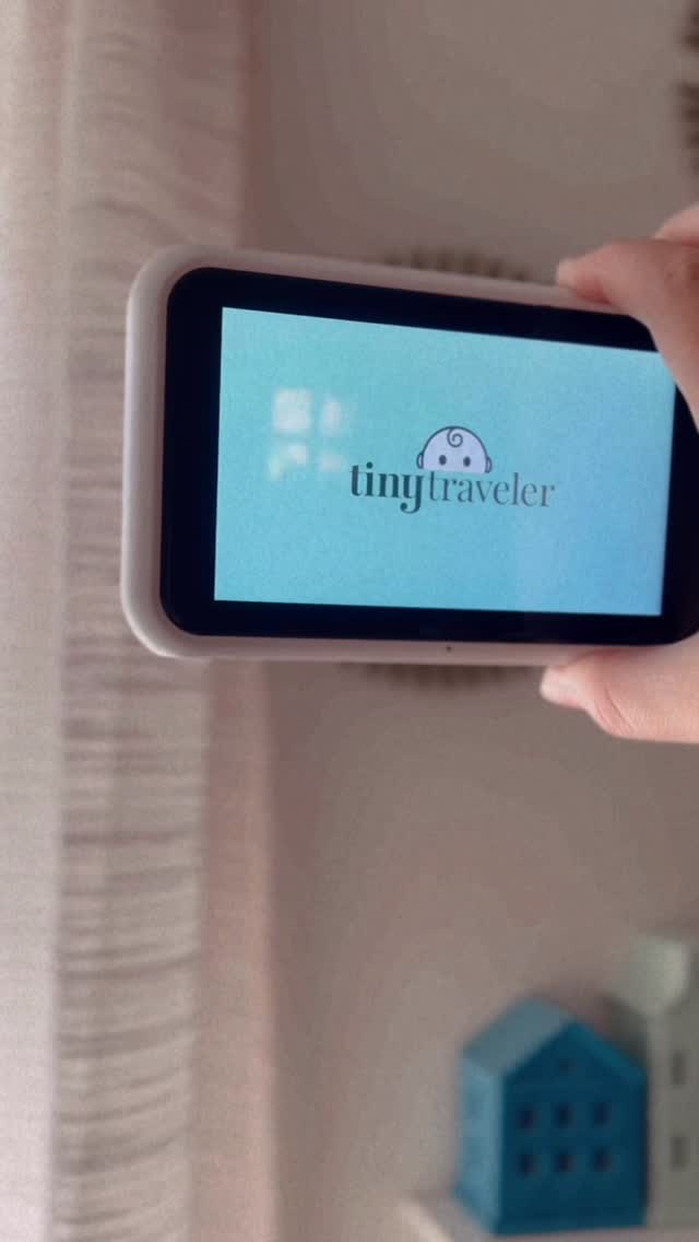Instagram post by @angielambert15 for Tiny Traveler. Caption reads: @mytinytraveler helps keep an eye on my twins so I....