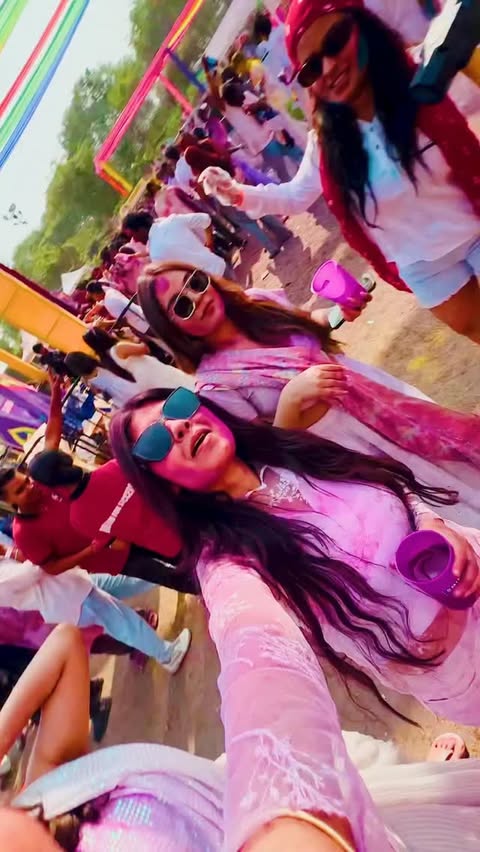 Instagram post by @khuxhi.jain for Smirnoff. Caption reads: [...] Fest, PC Chandra Garden with the new....